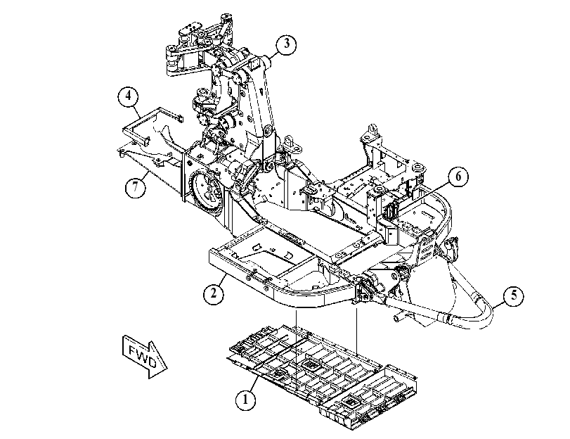FRAME AR-FRONT 4691766 CAT