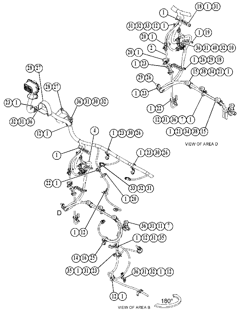 Проводка двигателя 5088924 CAT