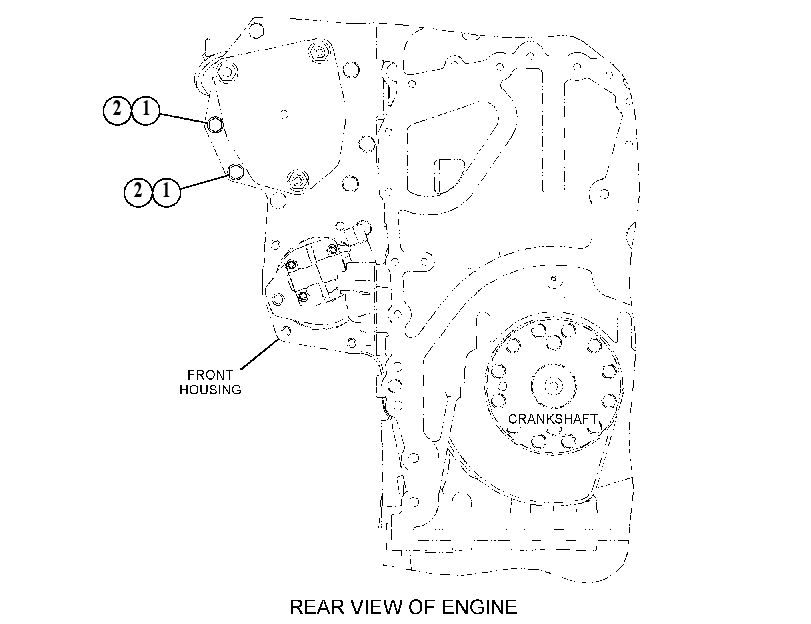 FASTENER GP-FRONT COVER 5661151 CAT