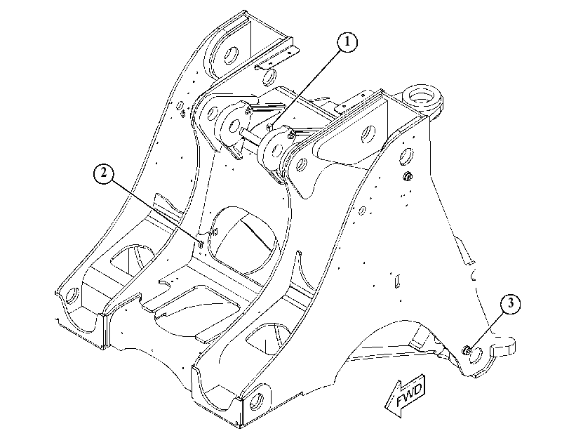 FRAME AS-LOADER 4926395 CAT