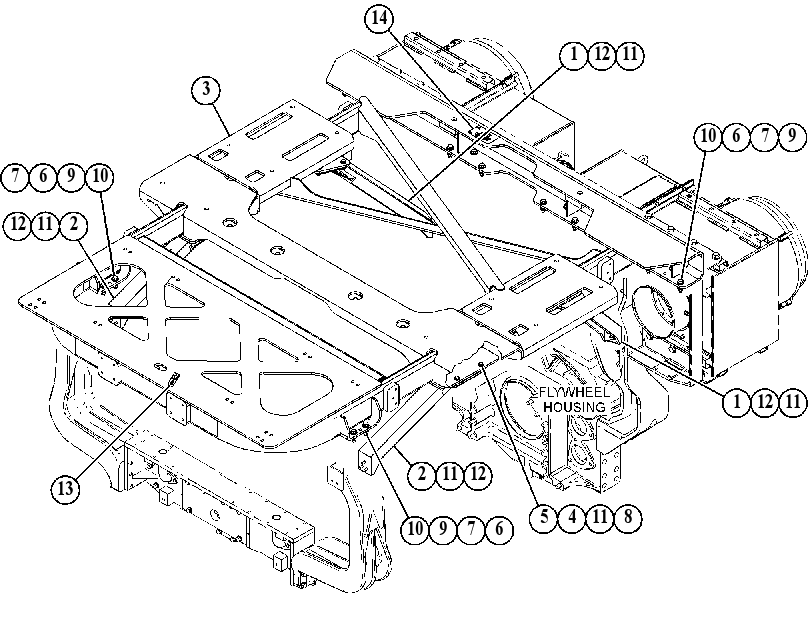 MOUNTING GP-MUFFLER 3931670 CAT