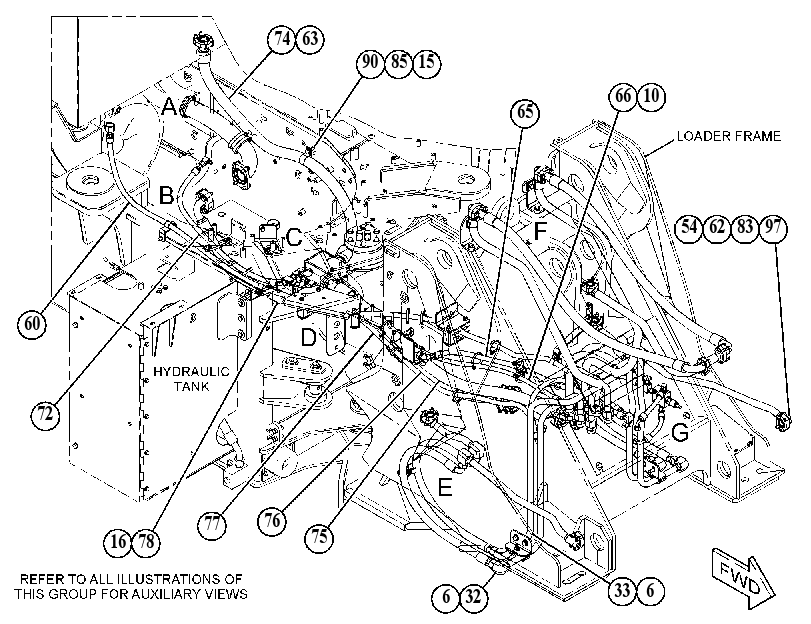 LINES GP-IMPLEMENT 5678726 CAT