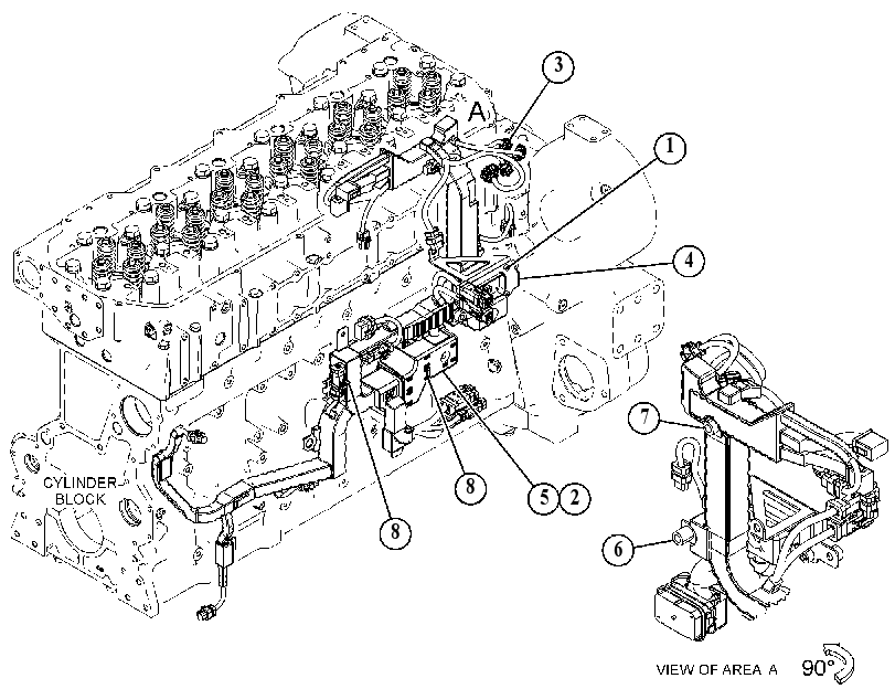 HARNESS GP-ENGINE 5674758 CAT