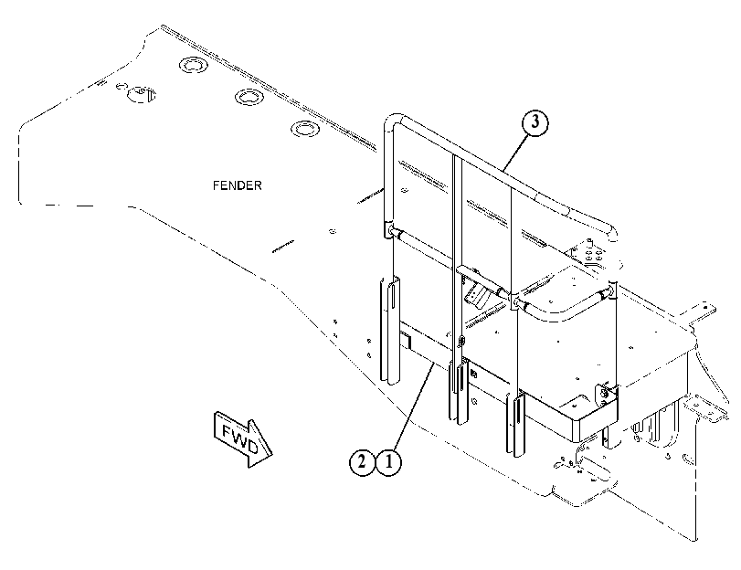 GUARDRAIL GP 5534097 CAT