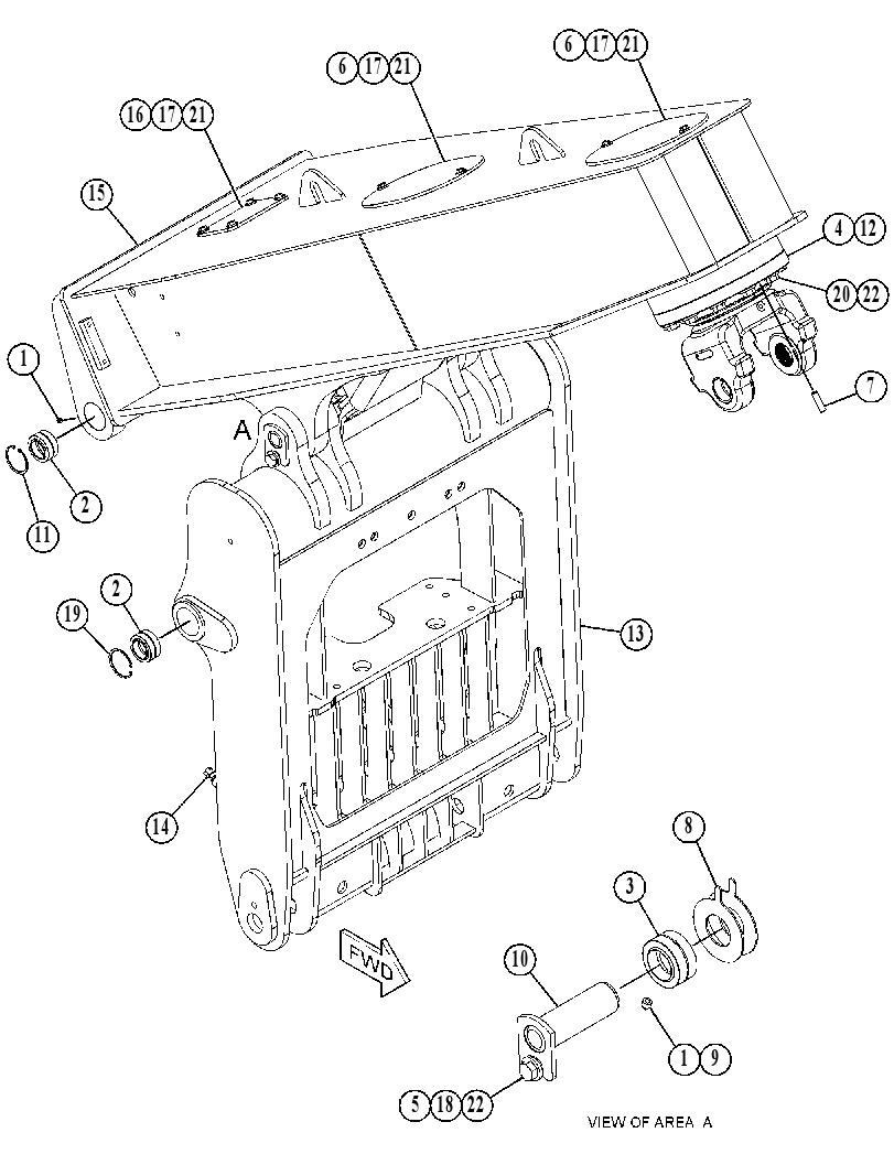 FRAME GP-GRAPPLE 5358455 CAT
