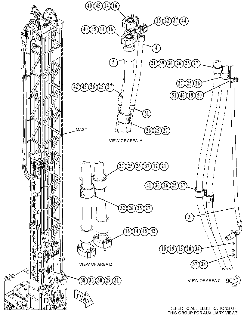 LINES GP-MAST 5044515 CAT