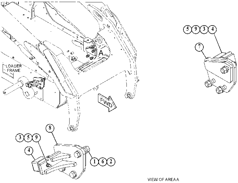 KIT-AXLE STOP 5557209 CAT