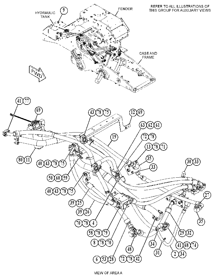 Трубопроводы насоса 4501038 CAT