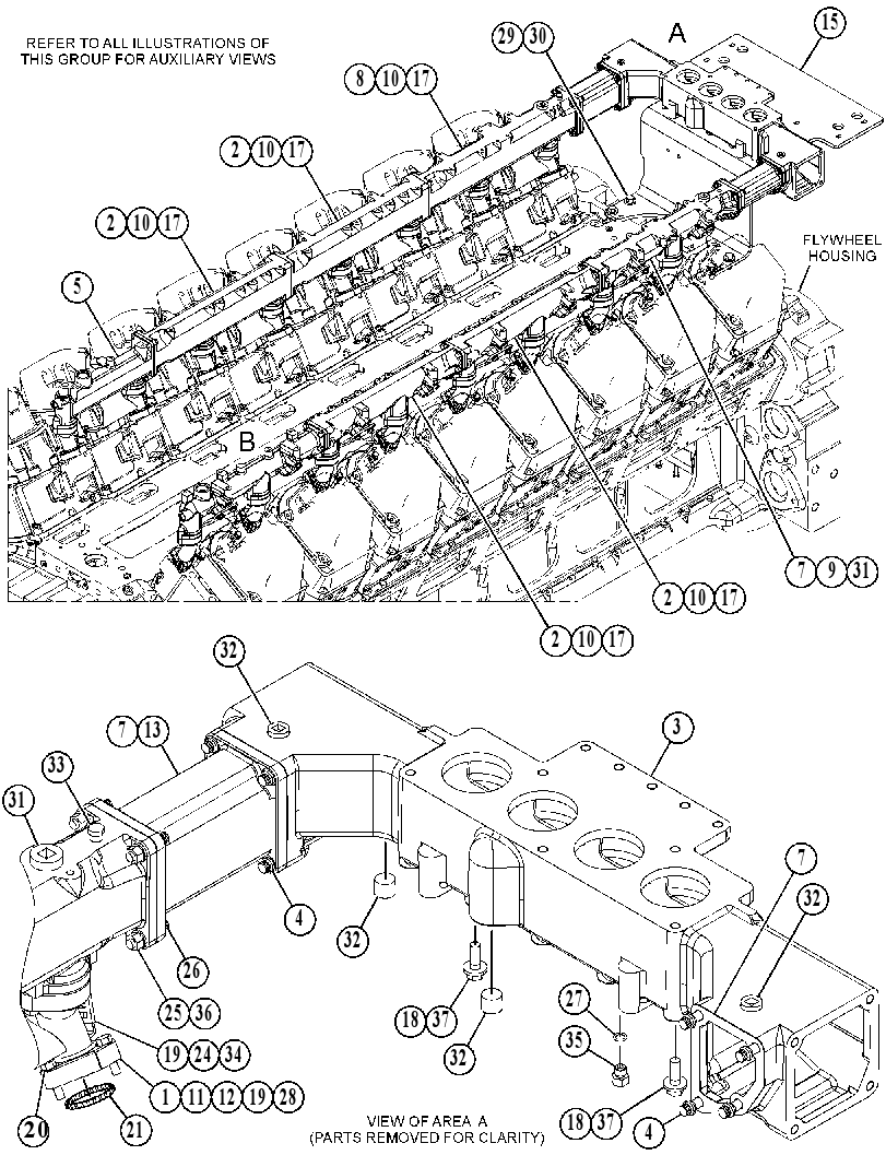 MANIFOLD GP-WATER 3586200 CAT