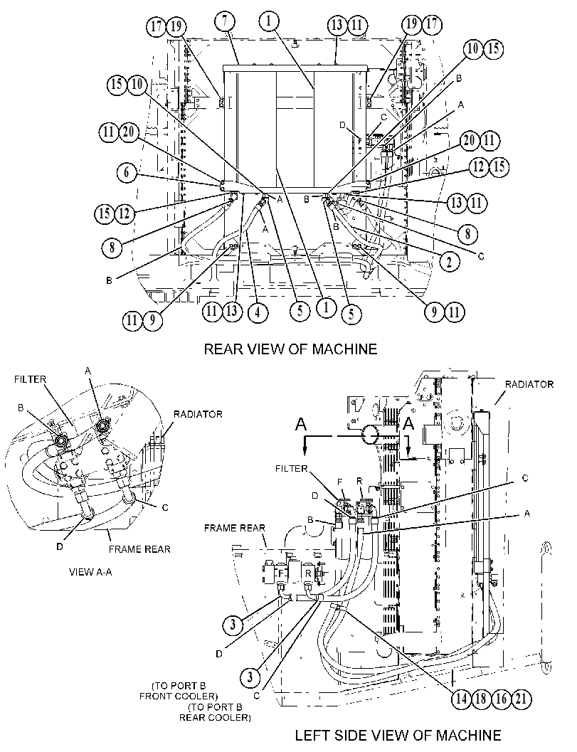 COOLER GP-AXLE OIL 4428663 CAT