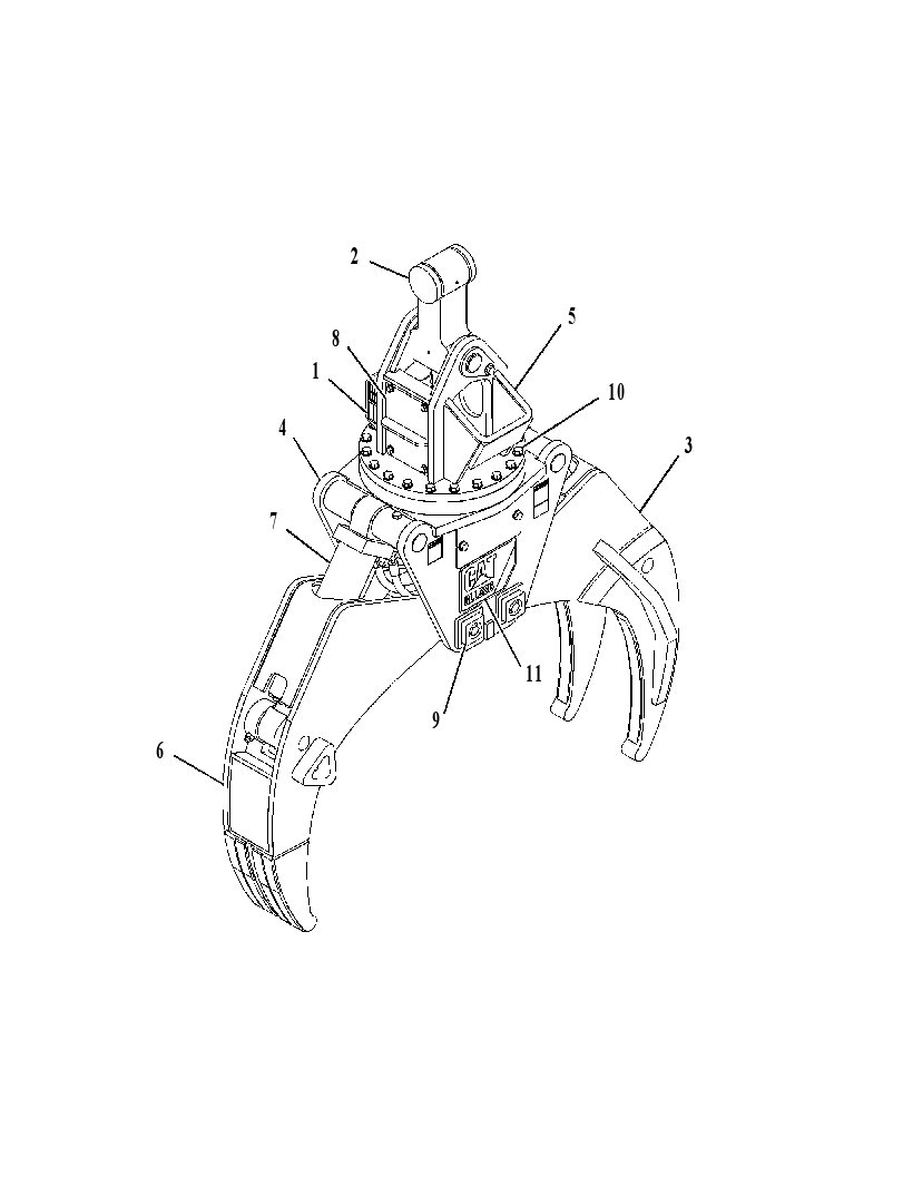 GRAPPLE AR 2711533 CAT