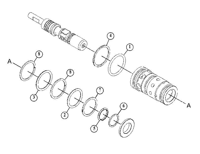 SPOOL GP-VALVE 5772155 CAT