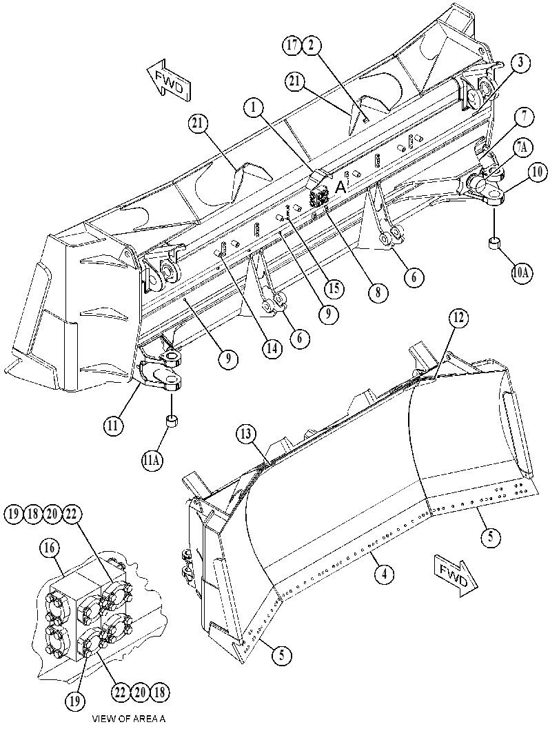 BLADE AS-UNIVERSAL 4978037 CAT