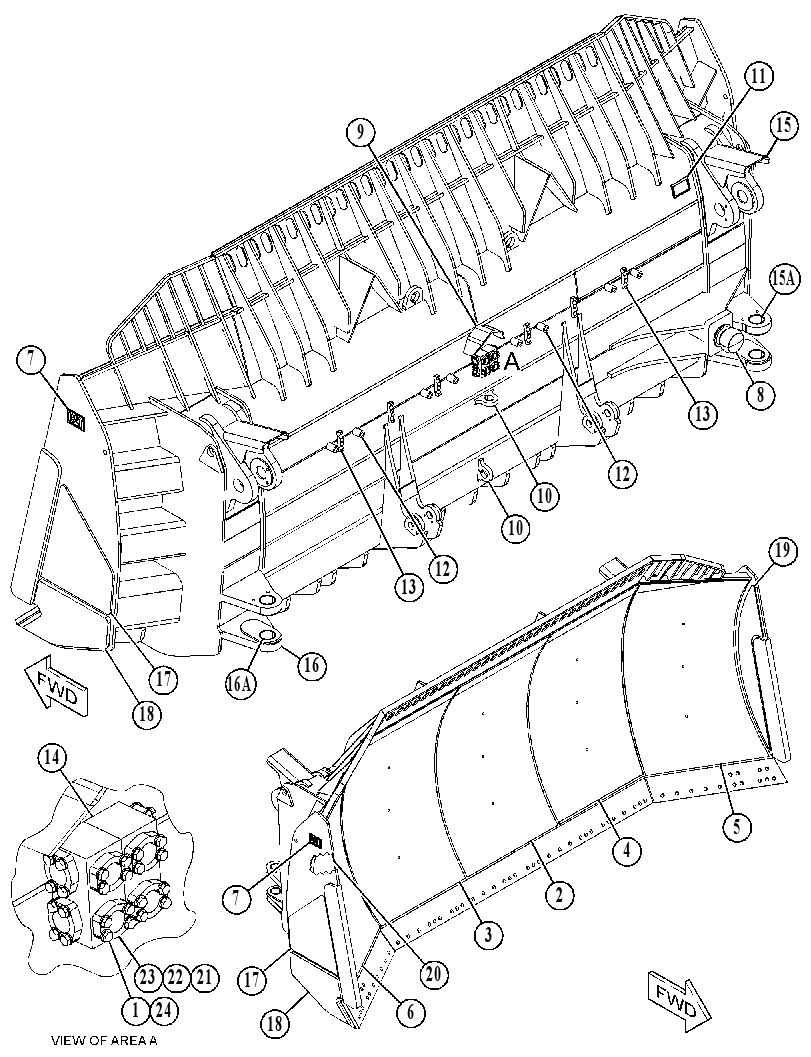 BLADE AS-UNIVERSAL 5505437 CAT