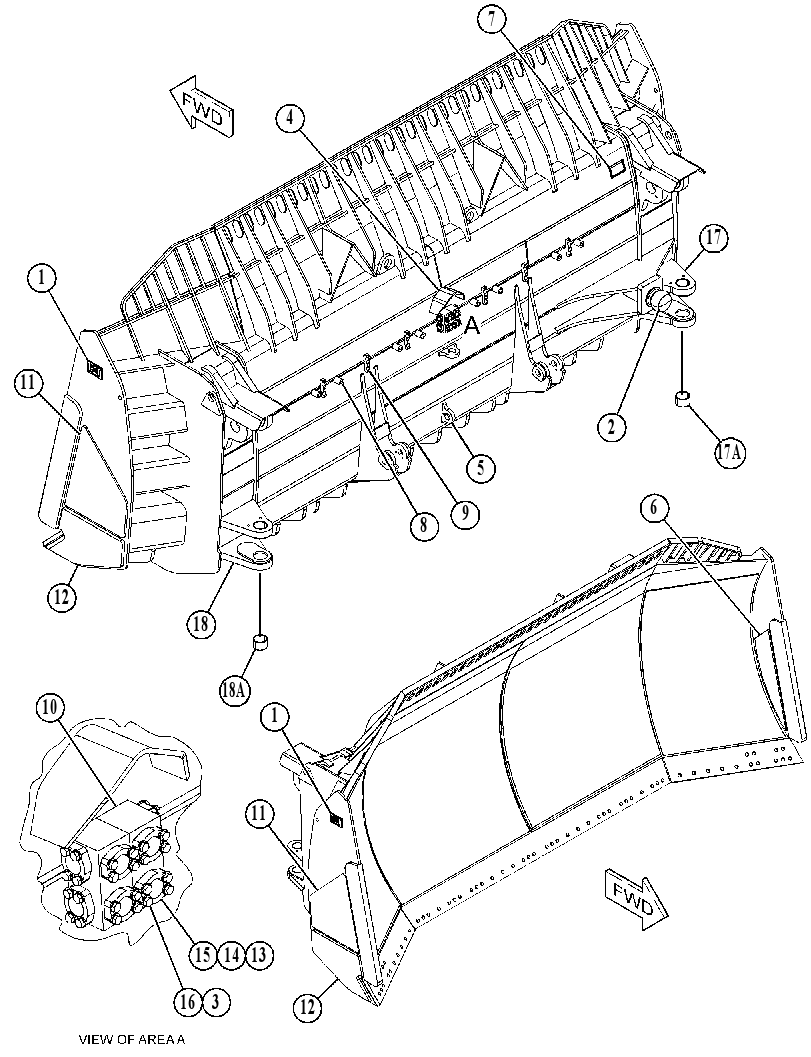 BLADE AS-UNIVERSAL 5503330 CAT