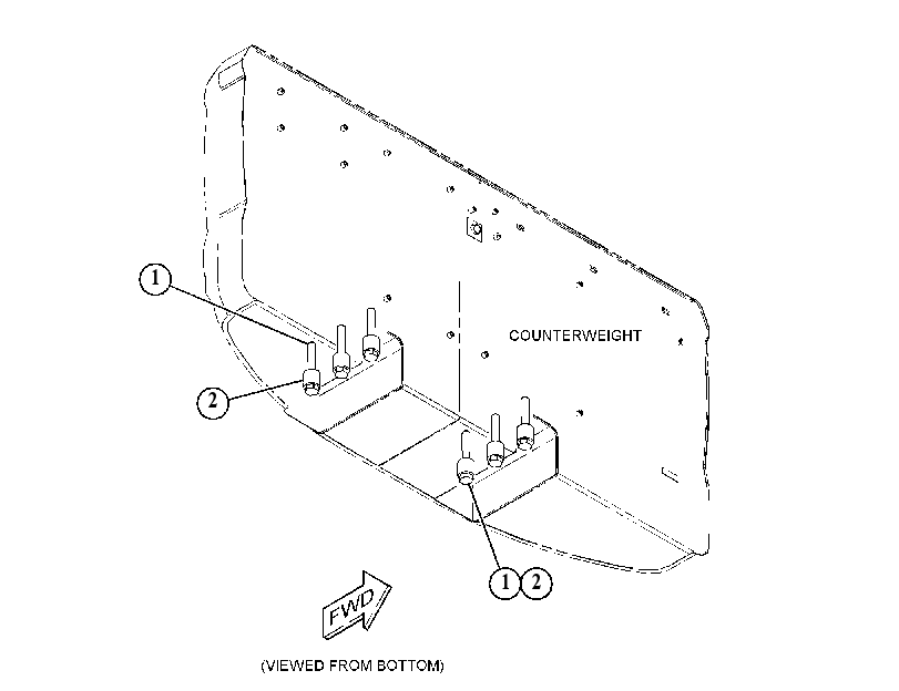 MOUNTING GP-COUNTERWEIGHT 5788148 CAT