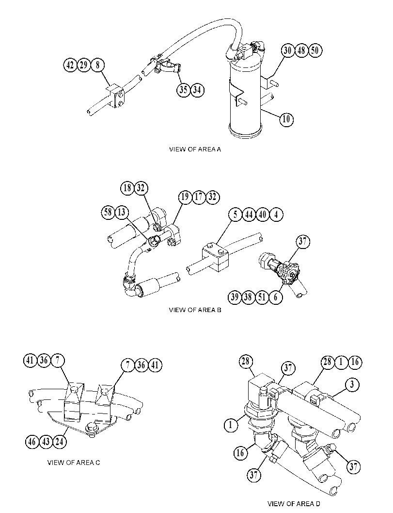 LINES GP-HEATER & AIR COND 3917238 CAT