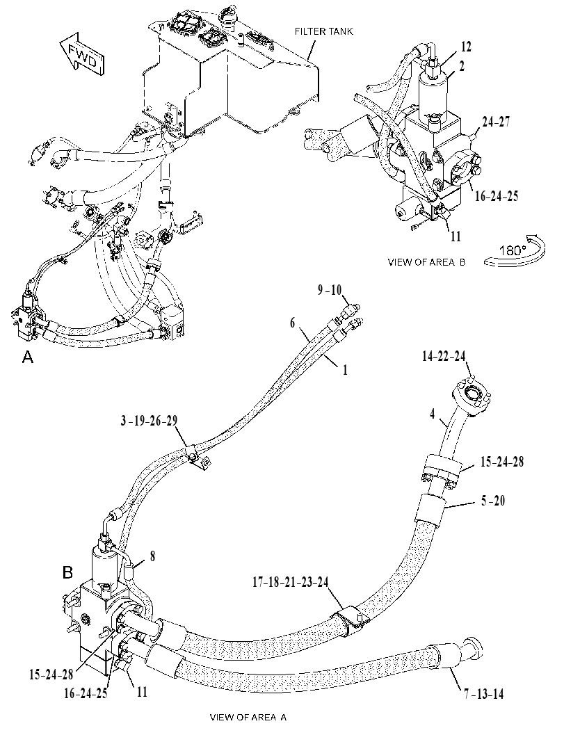 LINES GP-IMPLEMENT 3614973 CAT