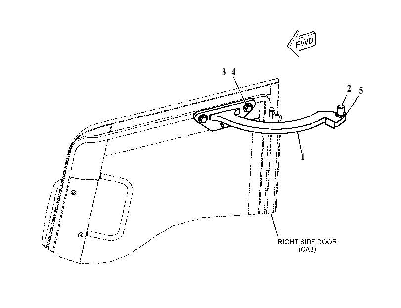 RETAINER GP-DOOR 1943313 CAT