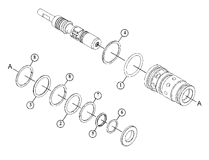 SPOOL GP-VALVE 5772158 CAT