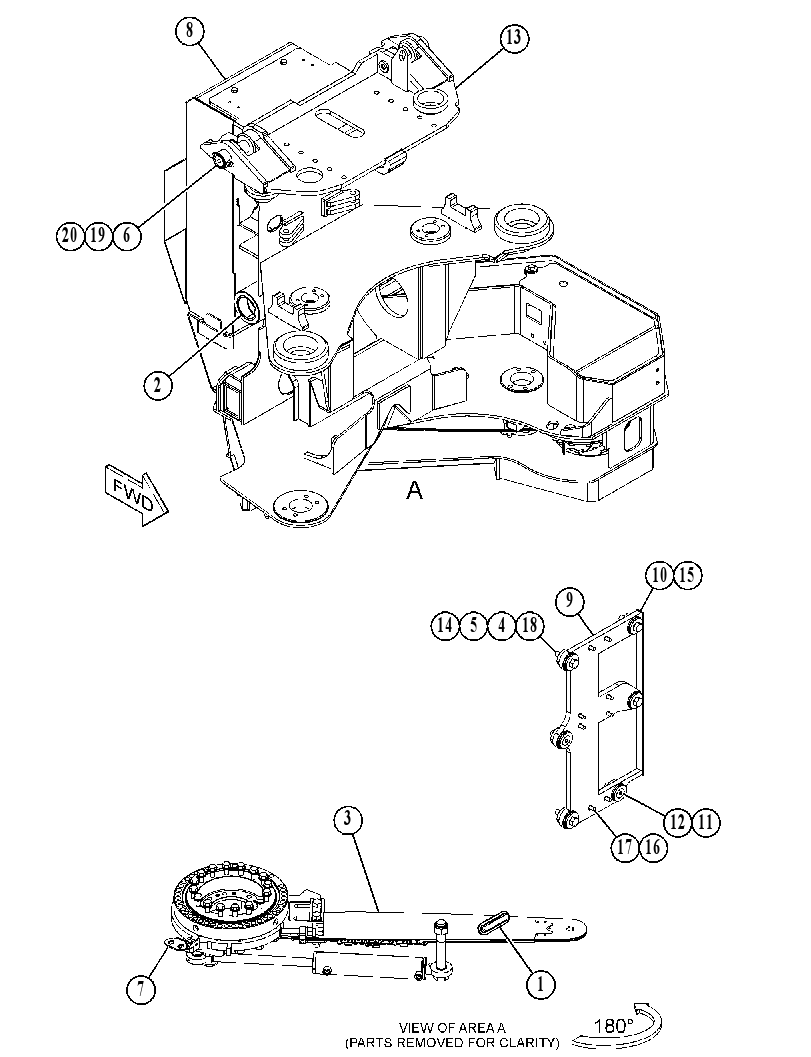 FRAME GP-GRAPPLE 4404601 CAT