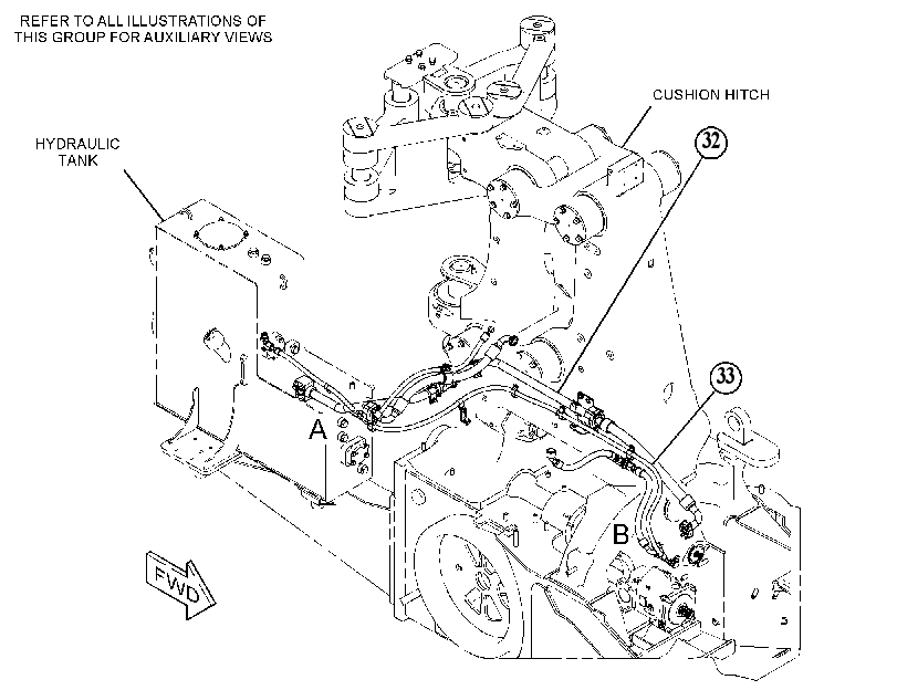 LINES GP-CUSHION-HITCH 4881560 CAT