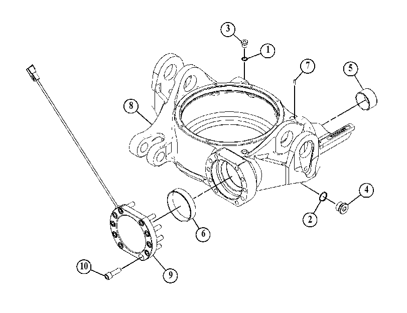 HOUSING GP-ROTOR 5707140 CAT