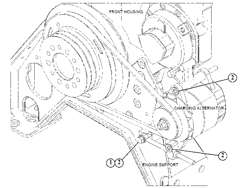 FASTENER GP-ALTERNATOR 5486888 CAT