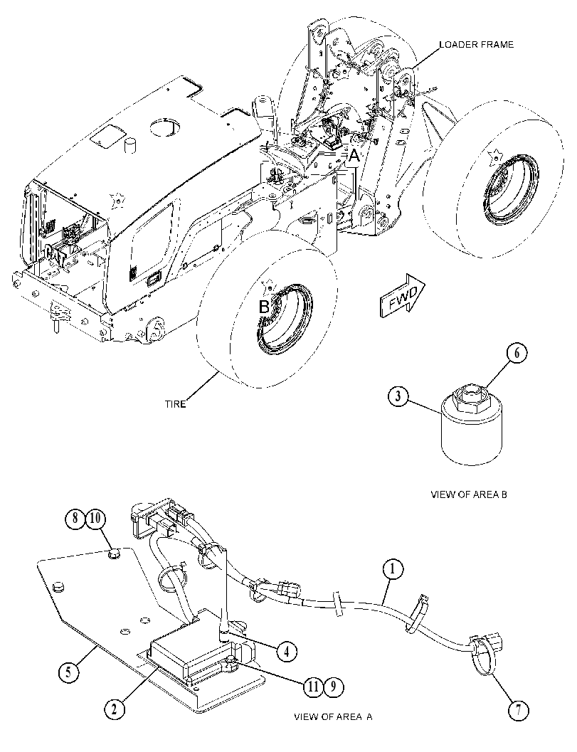 WIRING GP-OBJECT DETECTION 5805851 CAT