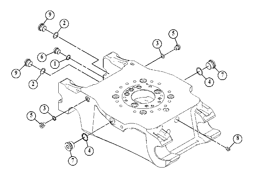 HOUSING GP-COUPLER 5707138 CAT