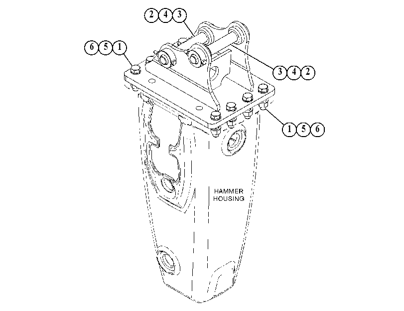 MOUNTING GP-HAMMER 5329053 CAT