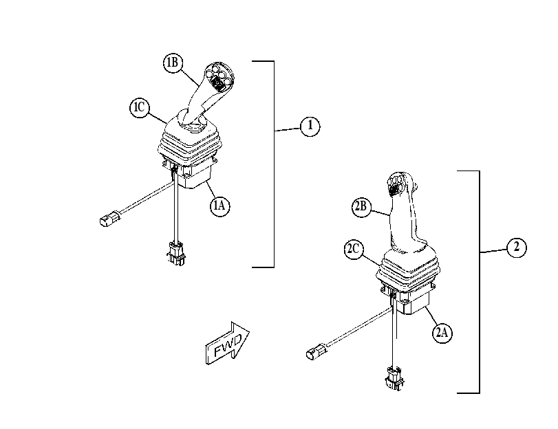 KIT-JOYSTICK CONTROL 5707210 CAT