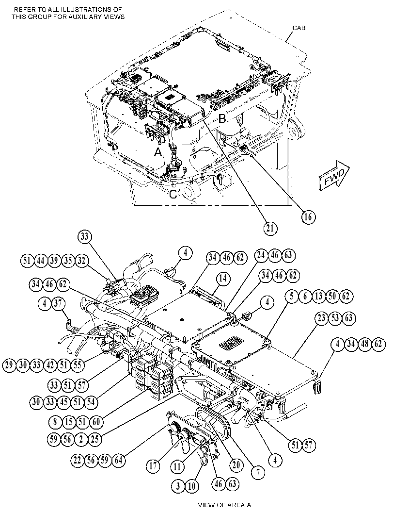 Проводка кабины 4829177 CAT