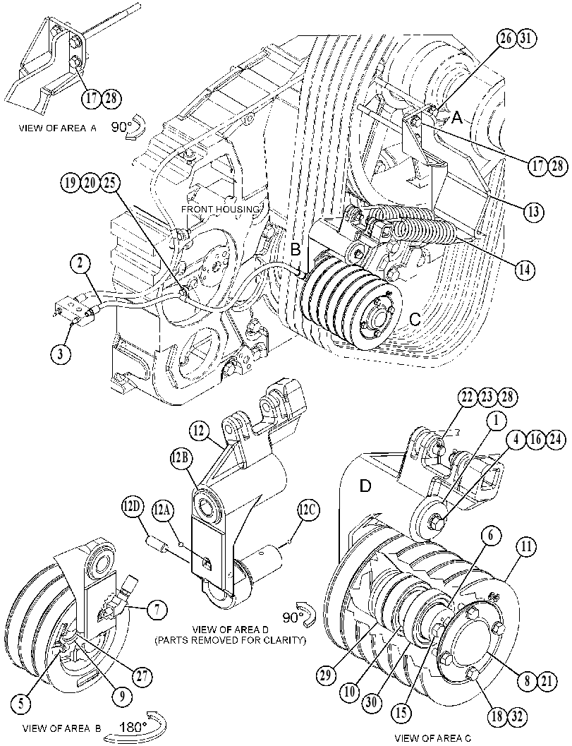 BELT TIGHTENER GP 3562165 CAT