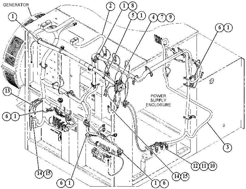 Проводка двигателя 4648208 CAT