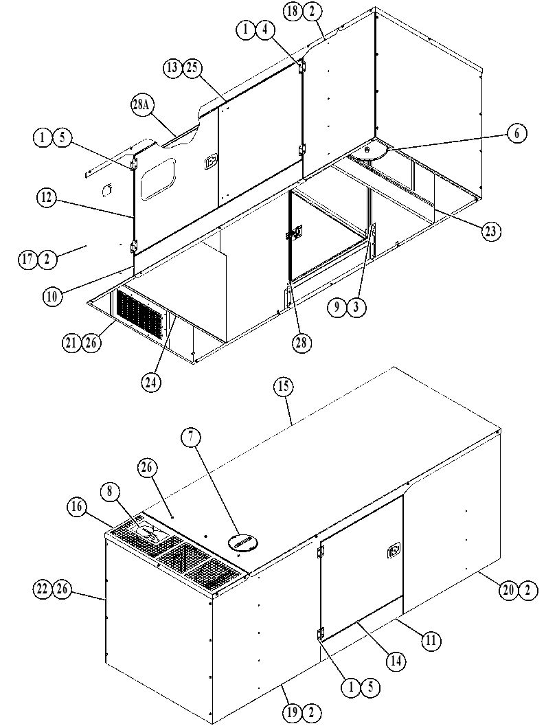 ENCLOSURE AS-GENERATOR 4489892 CAT