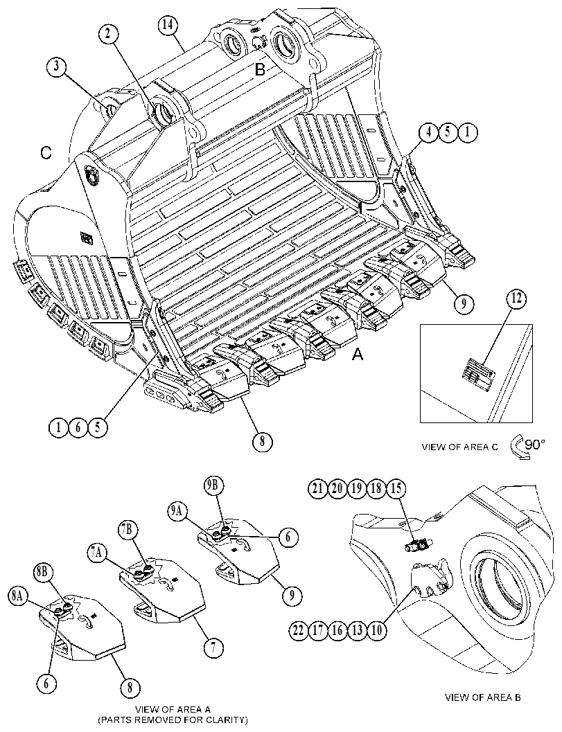 BUCKET GP 4782334 CAT