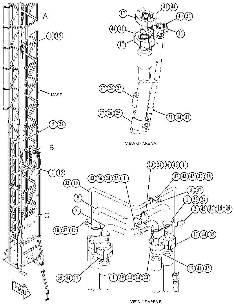 LINES GP-MAST 5037722 CAT