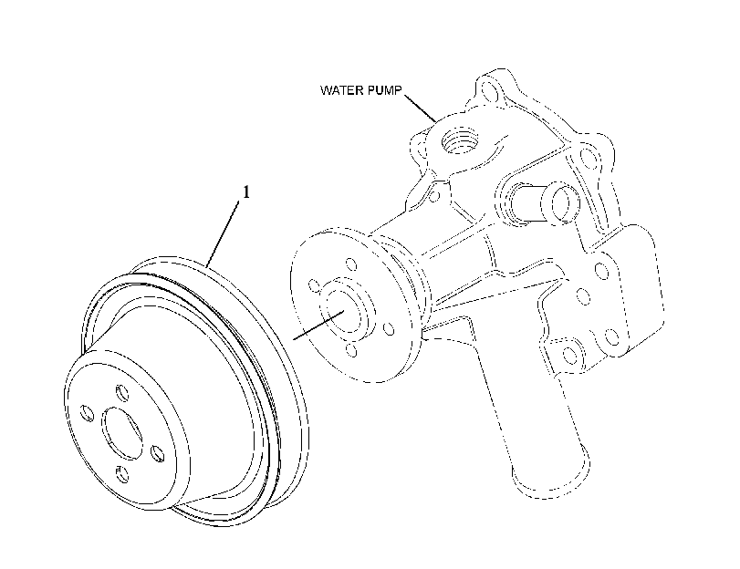 PULLEY GP-WATER PUMP 3155246 CAT