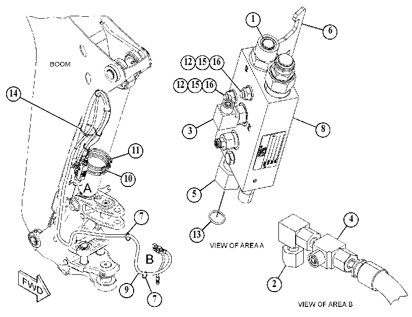 VALVE & LINES GP-LOAD CONTROL 5761881 CAT