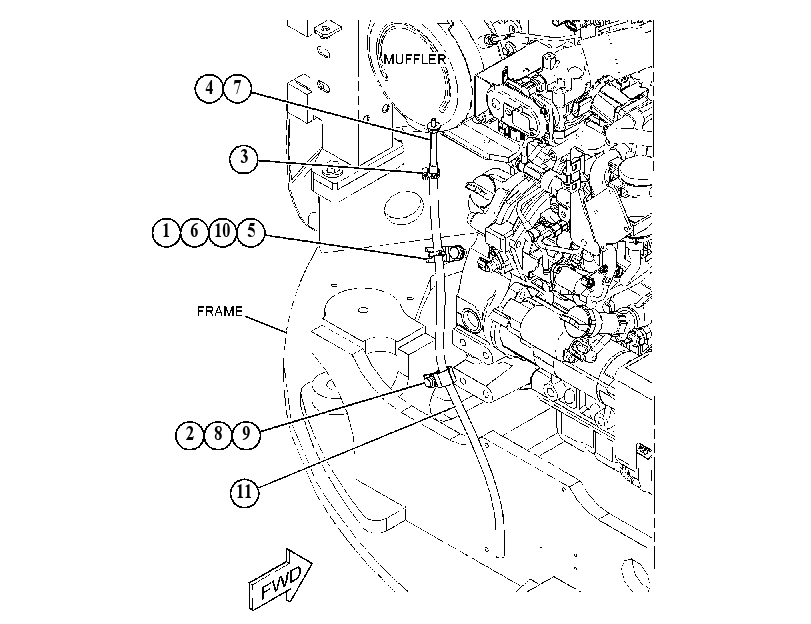 DRAIN GP-MUFFLER 5653287 CAT