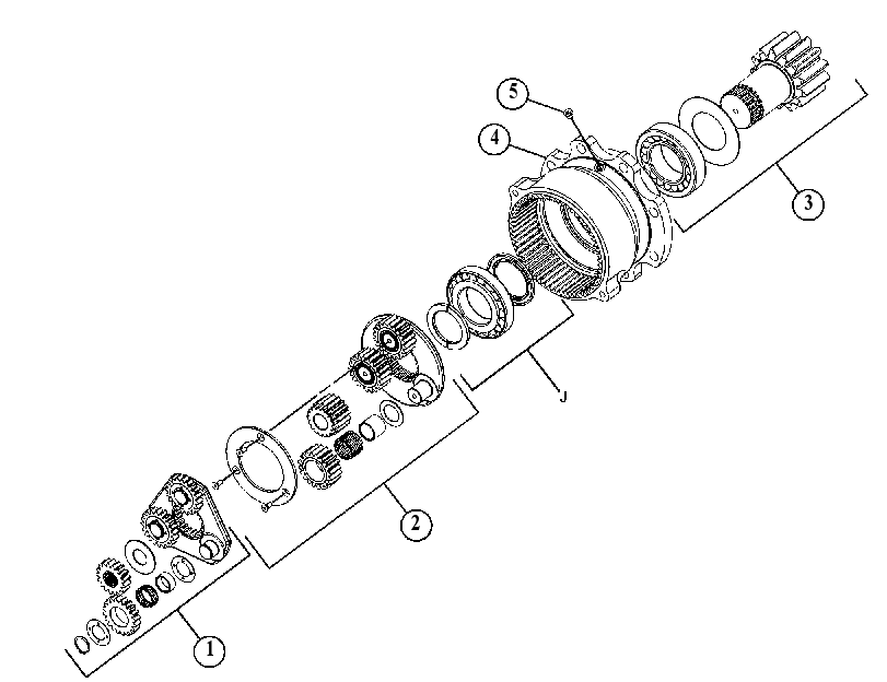 KIT-SWING DRIVE 4861587 CAT