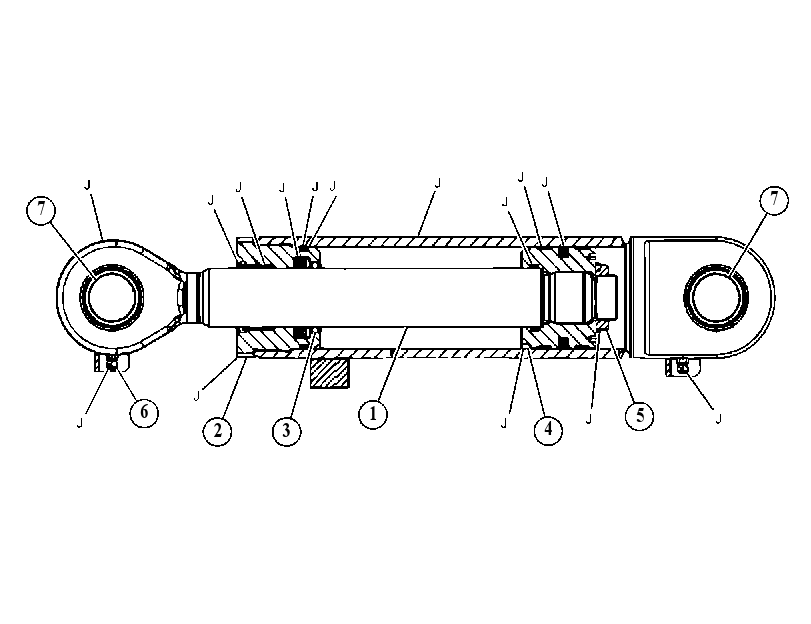 CYLINDER GP-SWING BOOM 5697888 CAT