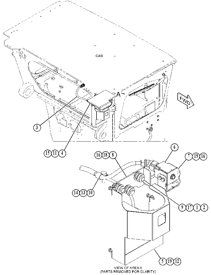 Камера с креплением 5146940 CAT