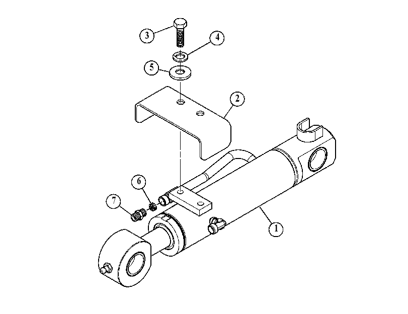 CYLINDER GP-BLADE 3735796 CAT