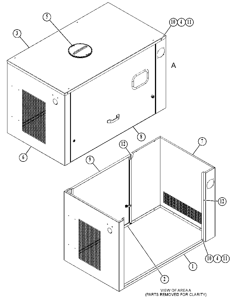 Кожух генератора 5359673 CAT