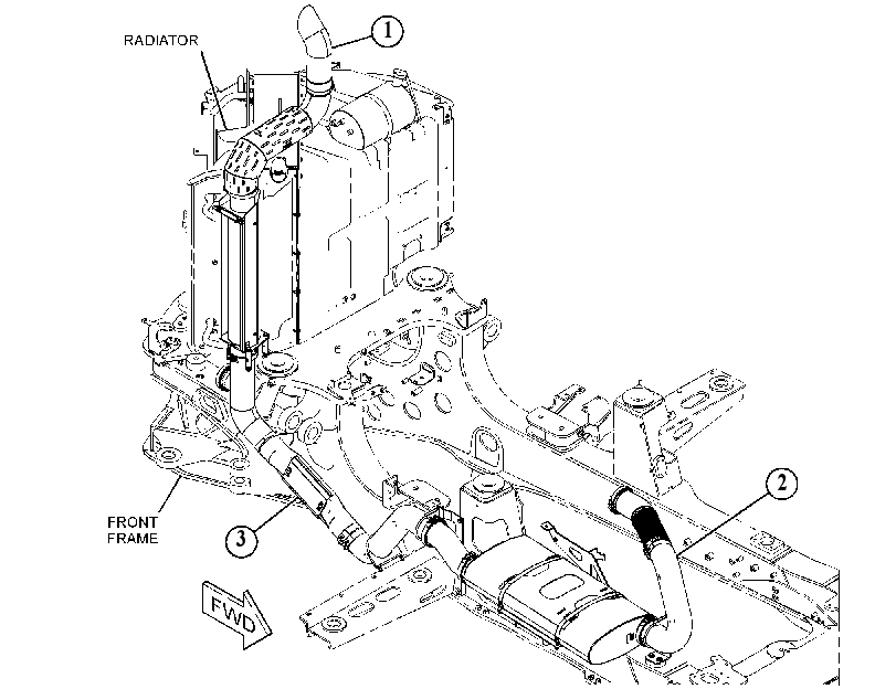 EXHAUST AR 5434789 CAT