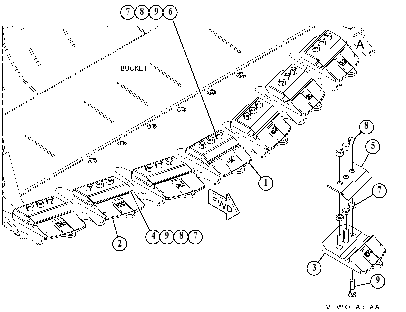 Сегментная кромка 4362620 CAT