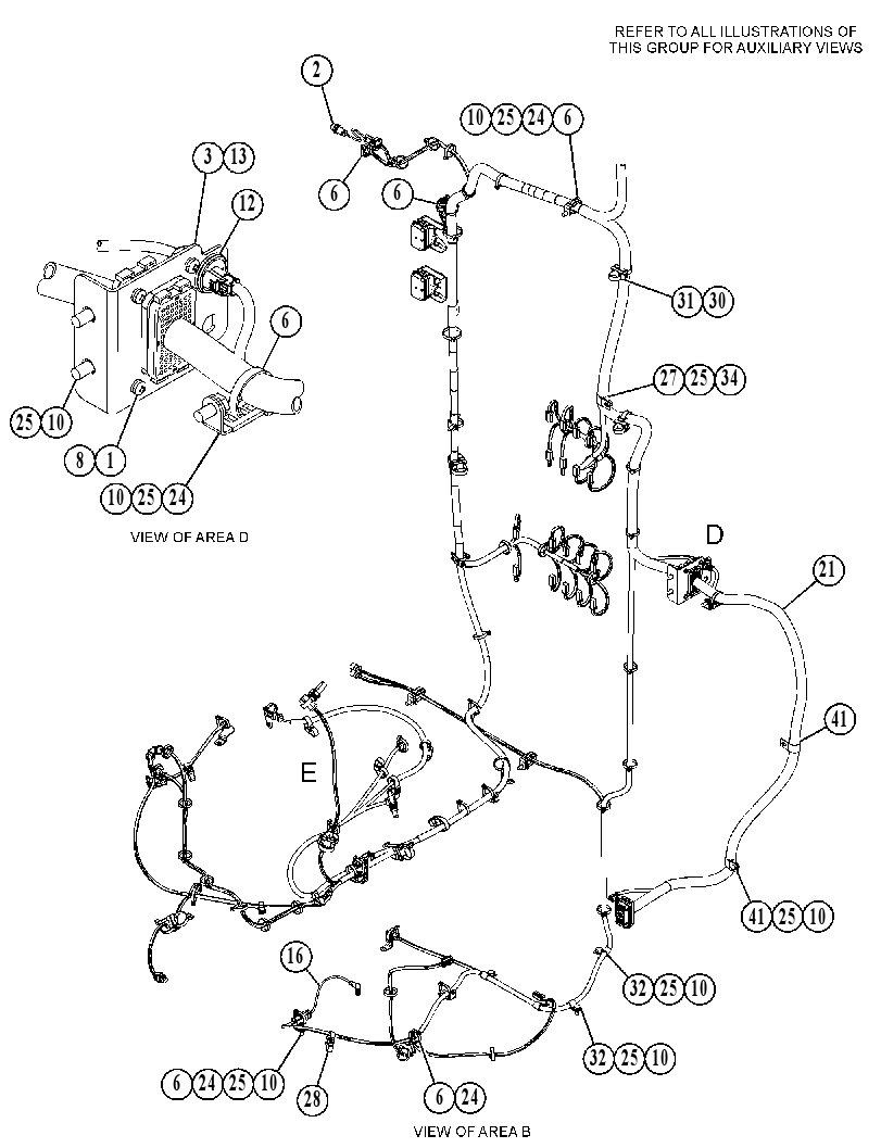 WIRING GP-MAST 4941200 CAT