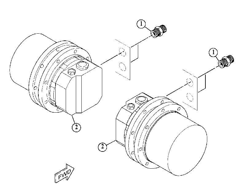 CONNECTOR GP-HYDRAULIC 3721133 CAT
